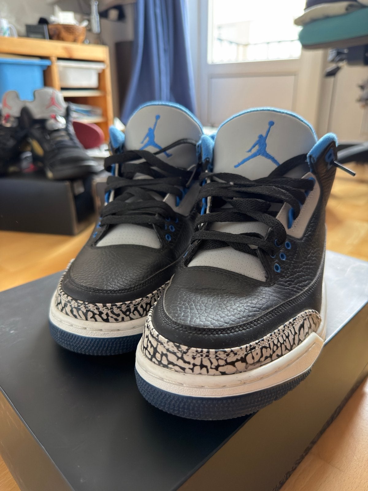 Jordan 3 Sport Blue 2014 US 10.5 / EU 44.5 - Collectors Item, Kleding | Heren, Schoenen, Ophalen of Verzenden, Zo goed als nieuw