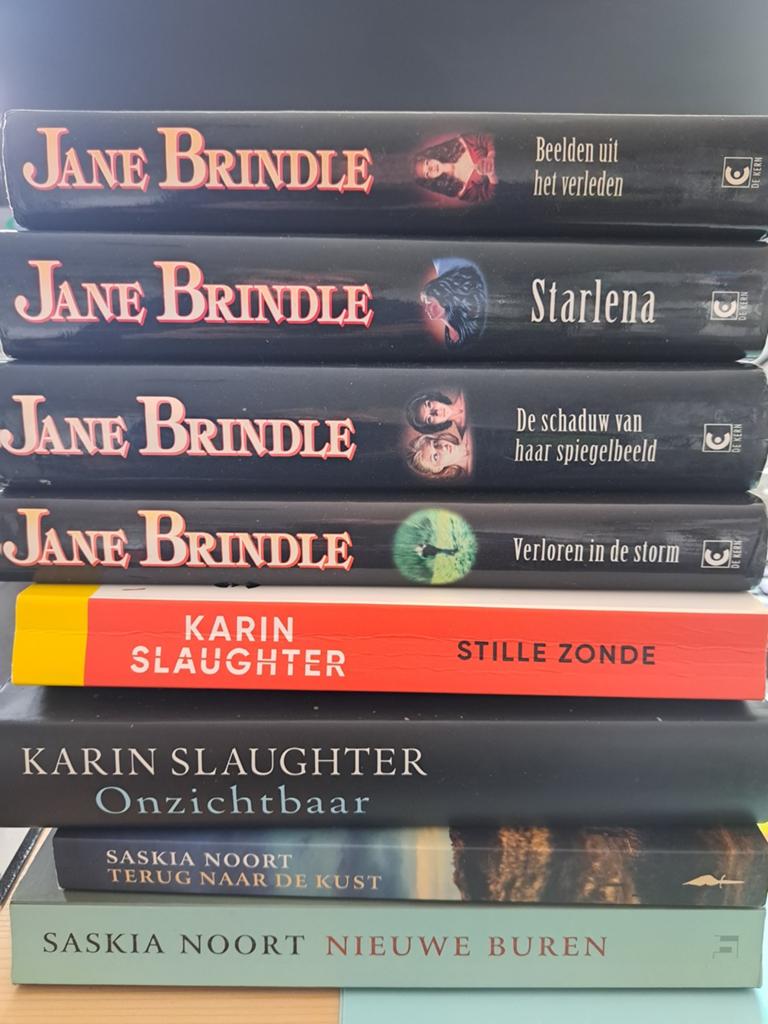 Boekenpakket: Jane Brindle, Karin Slaughter, Saskia Noort, Ophalen, Gelezen, Jane Brindle, Karin Slaughter, Saskia Noort, Nederland