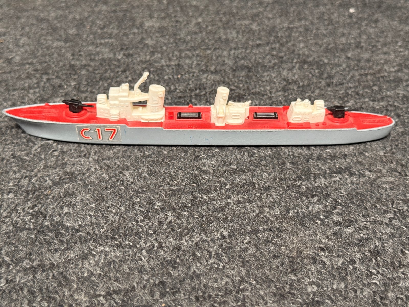 Matchbox Sea Kings K-303 Destroyer C17 - Vintage Speelgoed, Ophalen, Gebruikt, 1:50 tot 1:200, Overige merken
