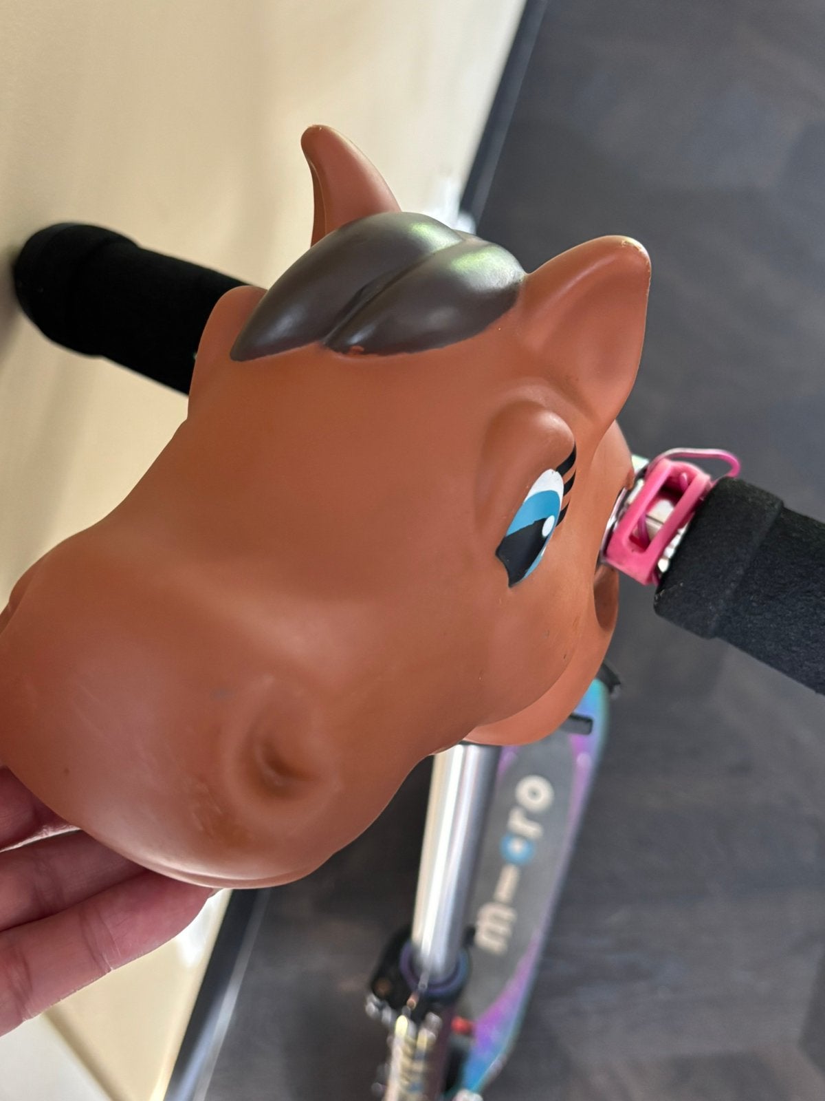 Pony/paardenhoofd voor Micro step, Kinderen en Baby's, Ophalen of Verzenden, Zo goed als nieuw