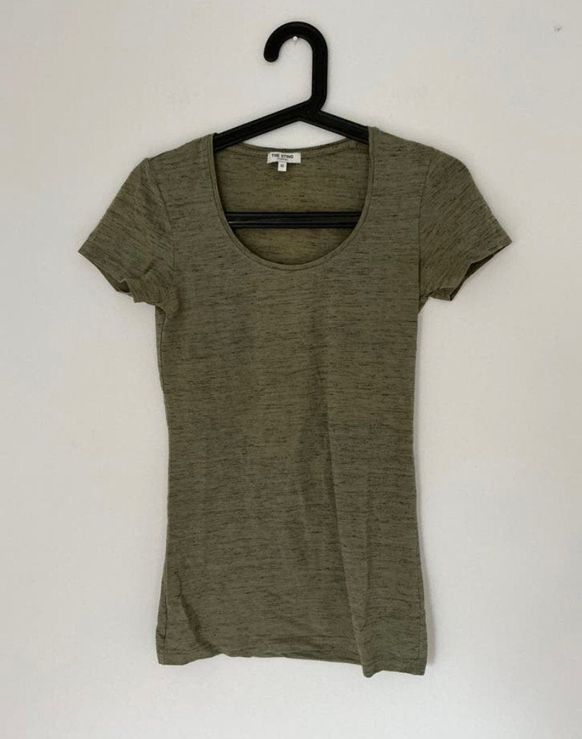 Dames t-shirt, xs groen., Kleding | Dames, Verzenden, Zo goed als nieuw, Korte mouw, Maat 34 (XS) of kleiner