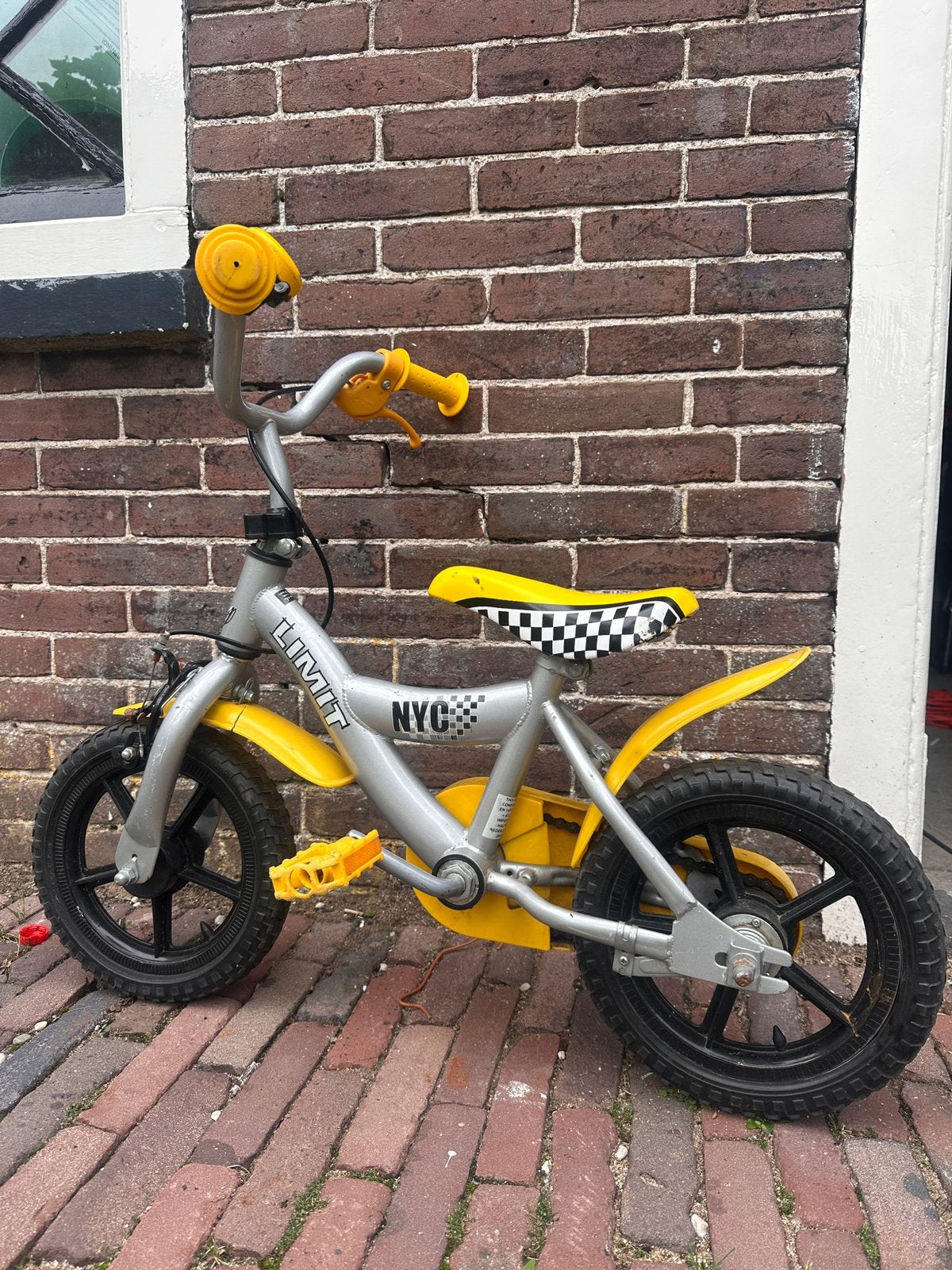Kinderfiets 12,5 inch, Ophalen, Terugtraprem, Gebruikt, Staal