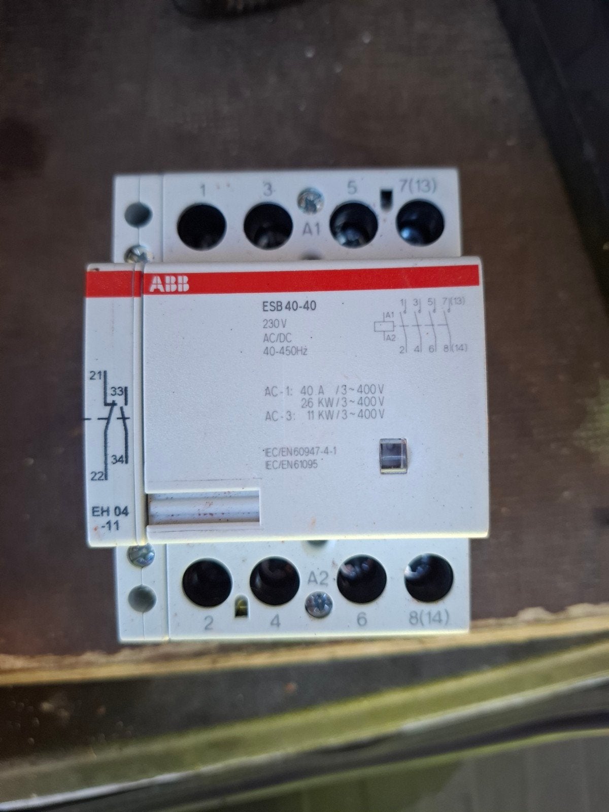 ESB40-40N magneetschakelaar/contactor, compleet met een EH04, Doe-het-zelf en Verbouw, Ophalen of Verzenden