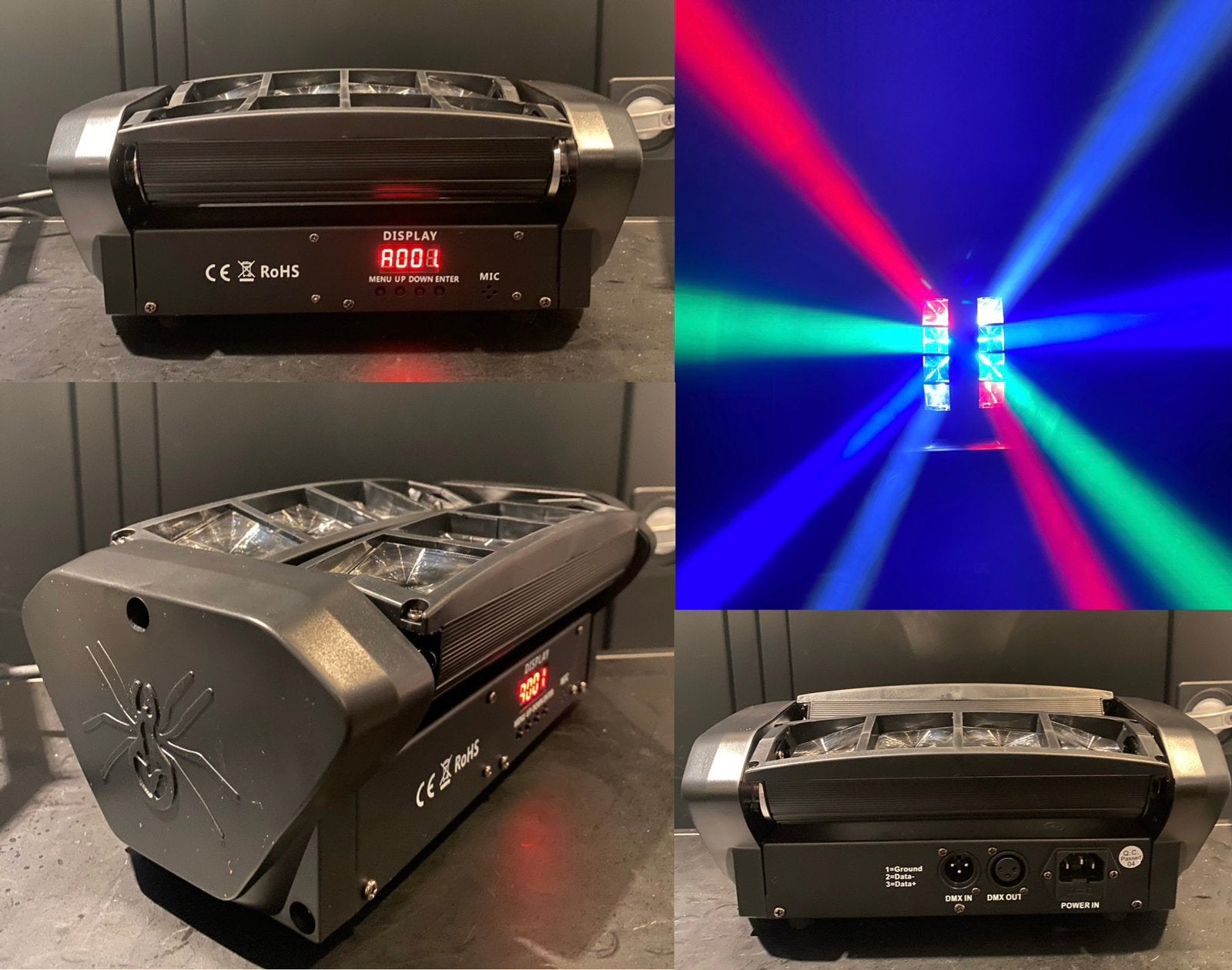 Movinghead spider led  6in1 rgbw || nieuw !, Ophalen of Verzenden, Nieuw, Licht, Geluidgestuurd