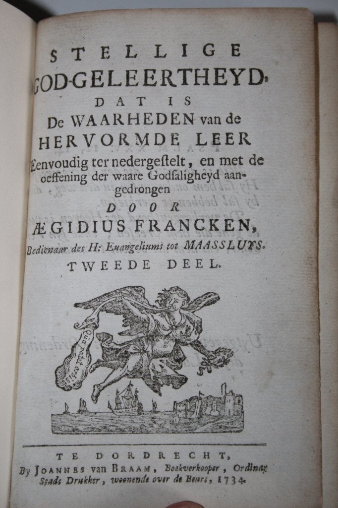 Aeg. Francken - Stellige God-geleertheyd, tweede deel (1734), Ophalen of Verzenden