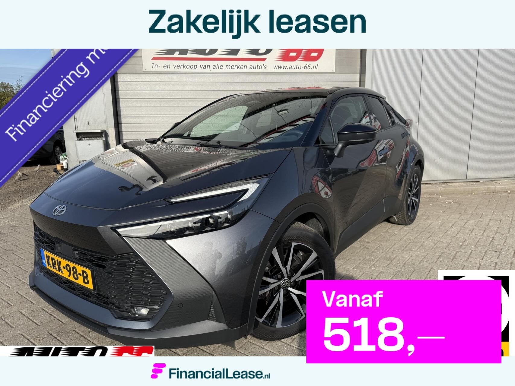 Toyota C-HR 1.8 Hybrid 140 Business, Euro 6, 4 cilinders, Met garantie (alle), Bedrijf