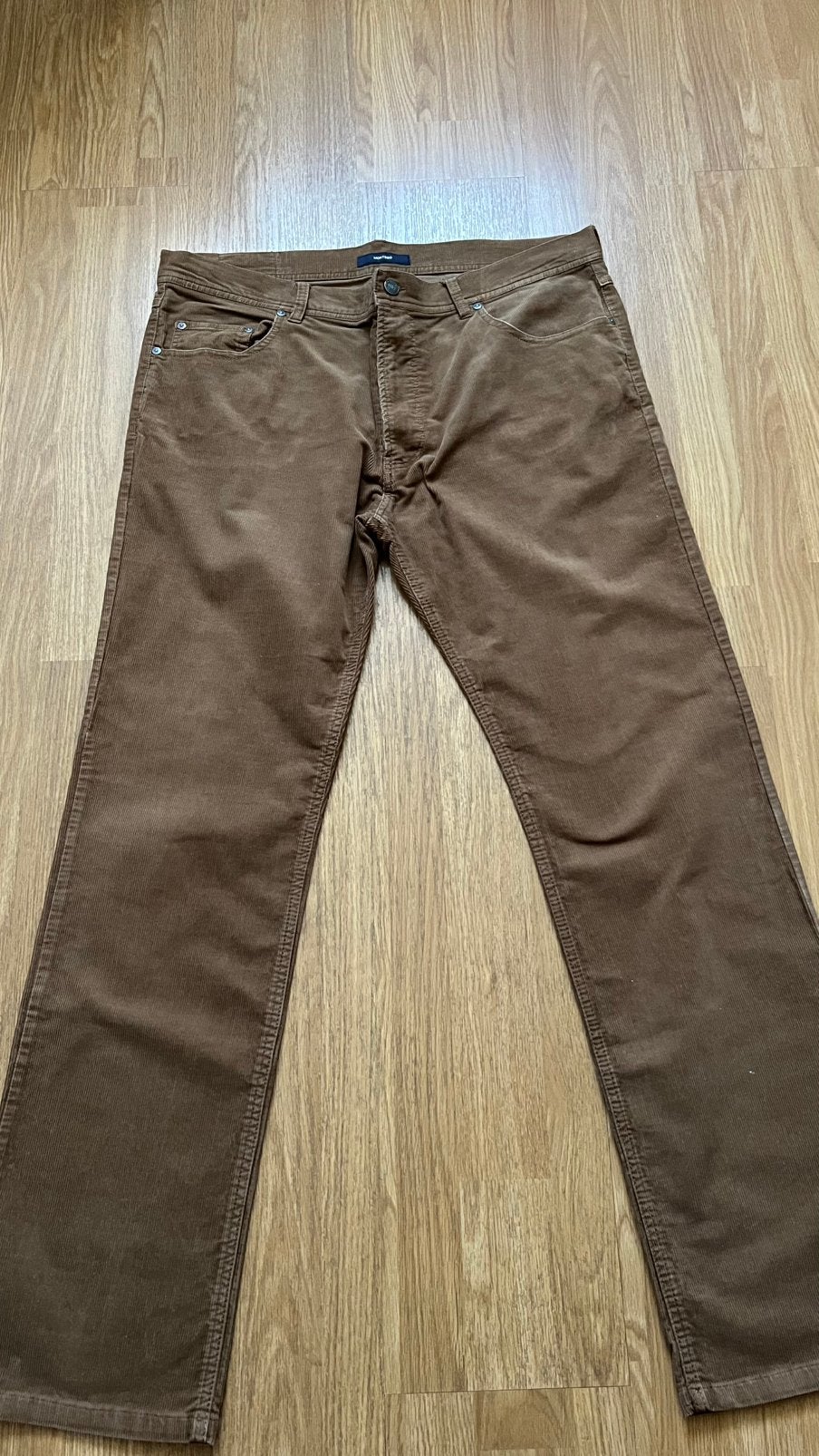 Montego corduroy broek mt 38/32, Ophalen of Verzenden, Gedragen, Overige maten, Bruin