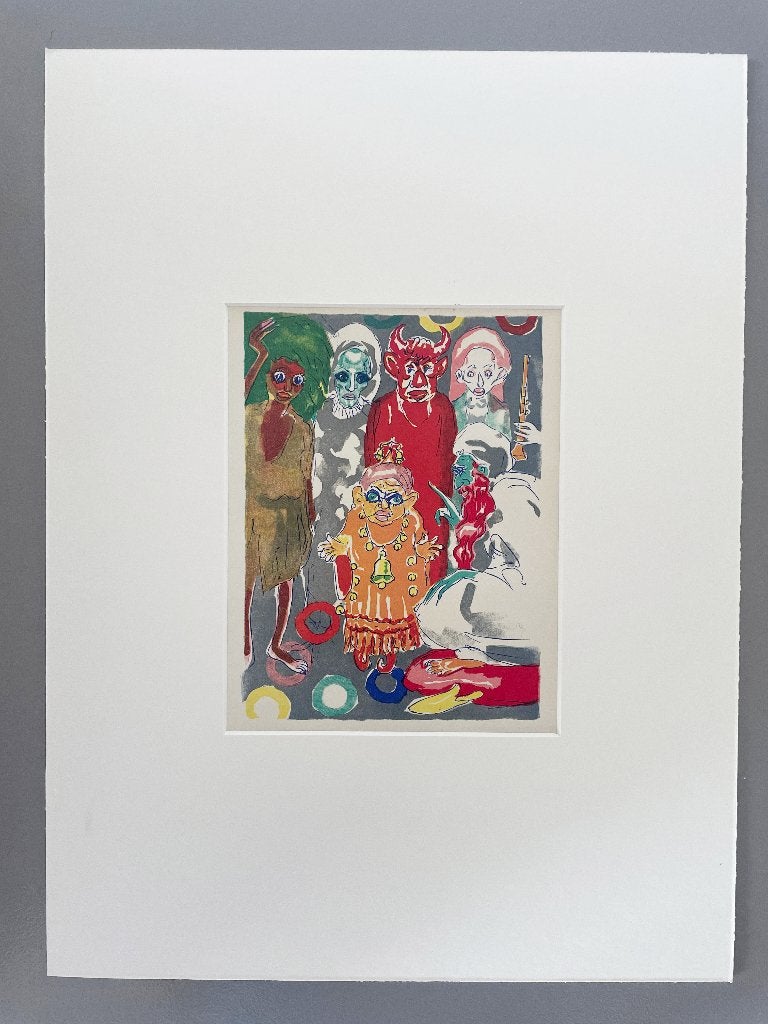 Kees van Dongen 1955 in passe-partout en gratis verzending, Ophalen of Verzenden