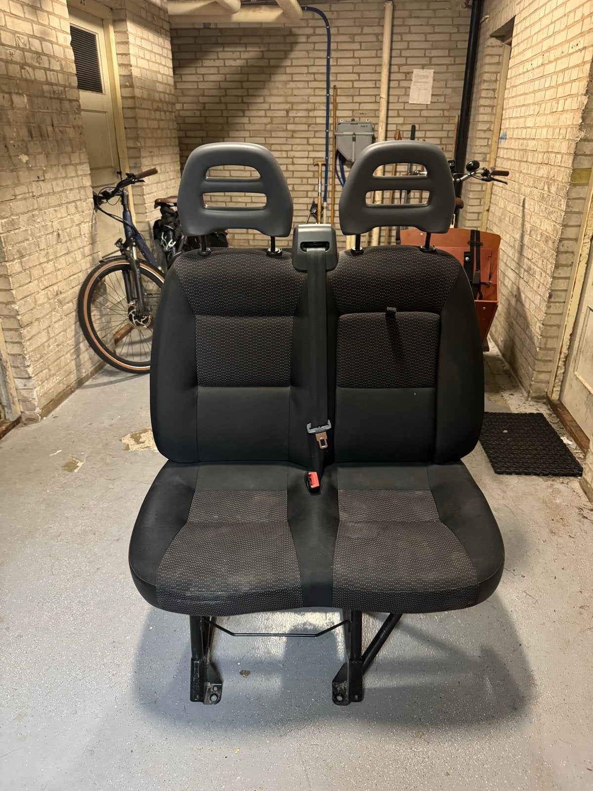 Dubbele bijrijdersbank voor Fiat Ducato, Peugeot Boxer, Citr, Auto-onderdelen, Ophalen of Verzenden, Gebruikt, Fiat