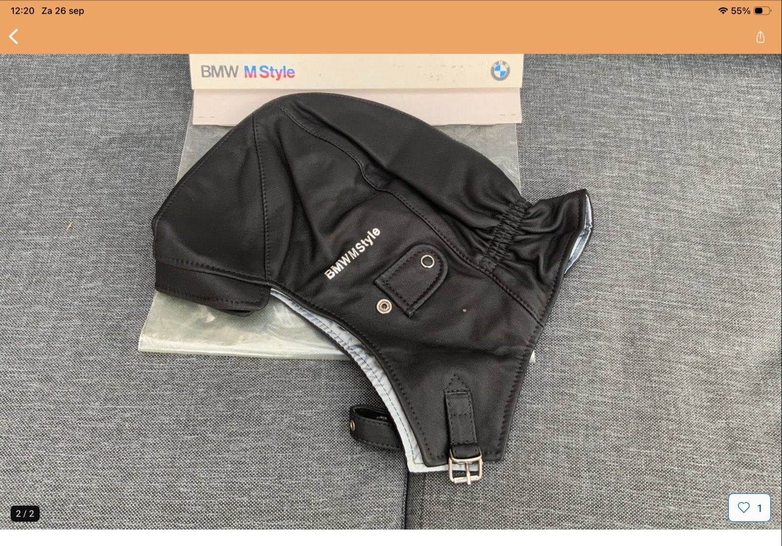 BMW MStyle Leren Vliegerpet / Pilot Cap - Nieuw, Ophalen of Verzenden, Nieuw, One size fits all, Pet