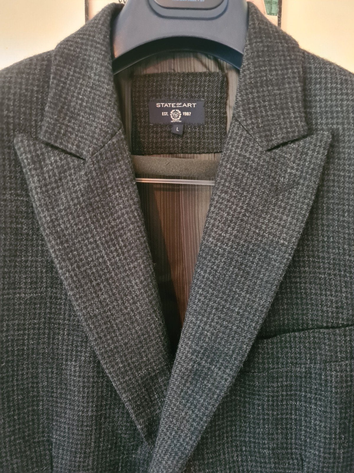 Als NIEUW!! - State of Art - Colbert/Blazer, 60% Wol, Maat L, State of Art, Maat 52/54 (L), Ophalen of Verzenden, Zo goed als nieuw