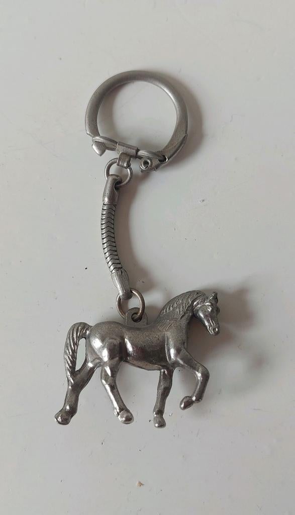 Vintage sleutelhanger paard paarden paardenliefhebber horse, Ophalen of Verzenden, Nieuw, Overige materialen, Overige merken