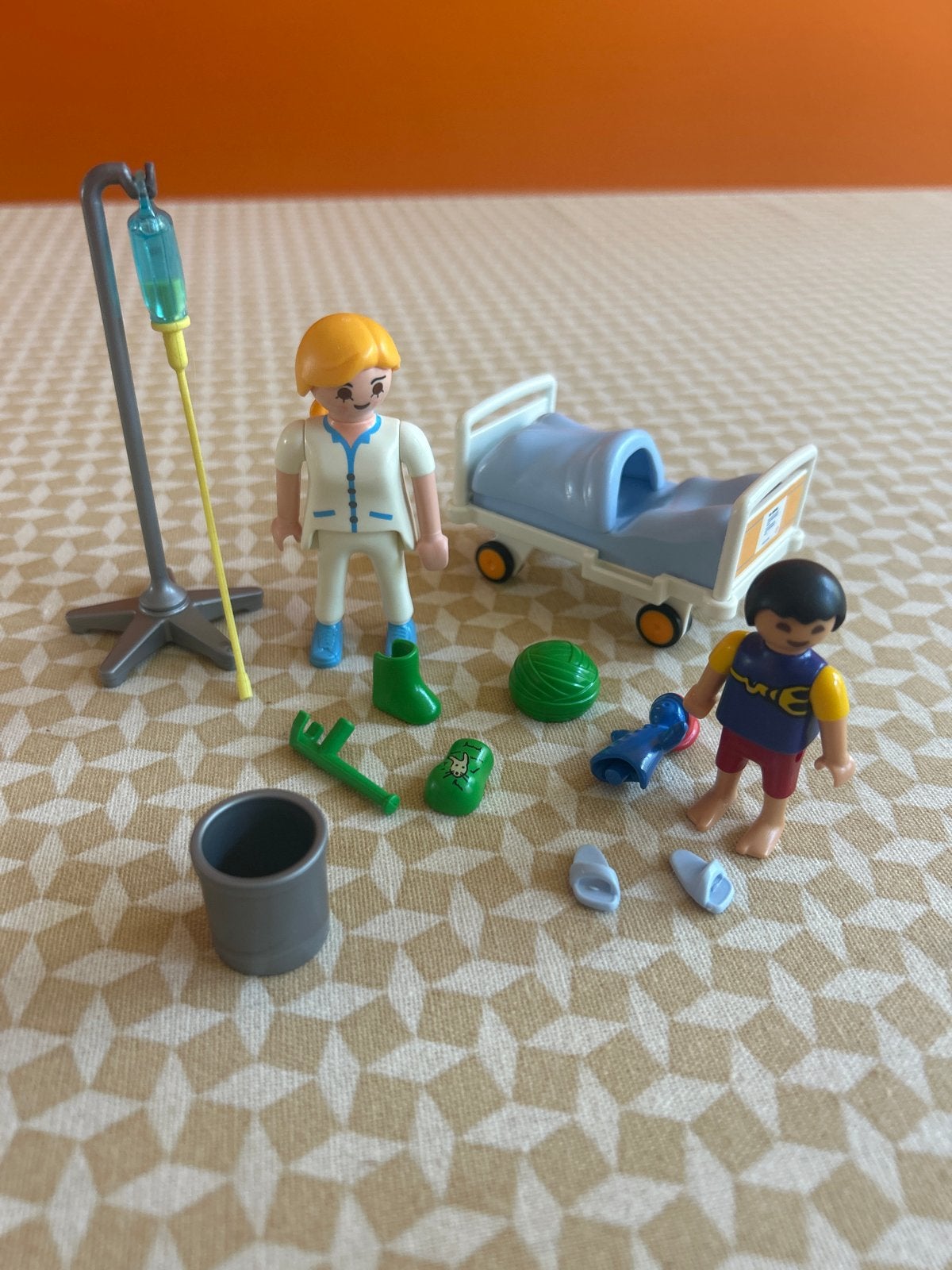 Playmobil Ziekenhuis Set met Zuster en Patiënt, Ophalen of Verzenden, Gebruikt, Jongen of Meisje