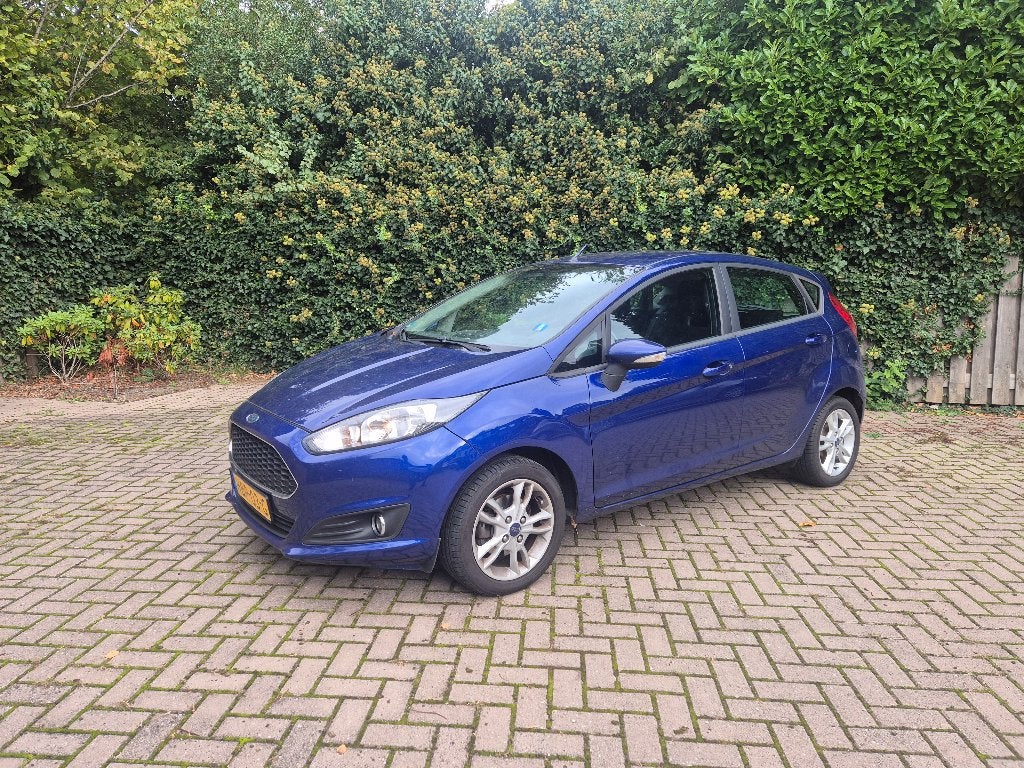 Ford Fiësta 1.25 60KW 5DR 2016 Blauw, Auto's, Voorwielaandrijving, Stof, 600 kg, Blauw