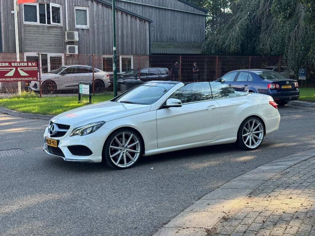 Mercedes-Benz E-Klasse E400 Cabrio A7 2013 Wit, Auto's, Dealer onderhouden, Achterwielaandrijving, Cabriolet, 4 stoelen