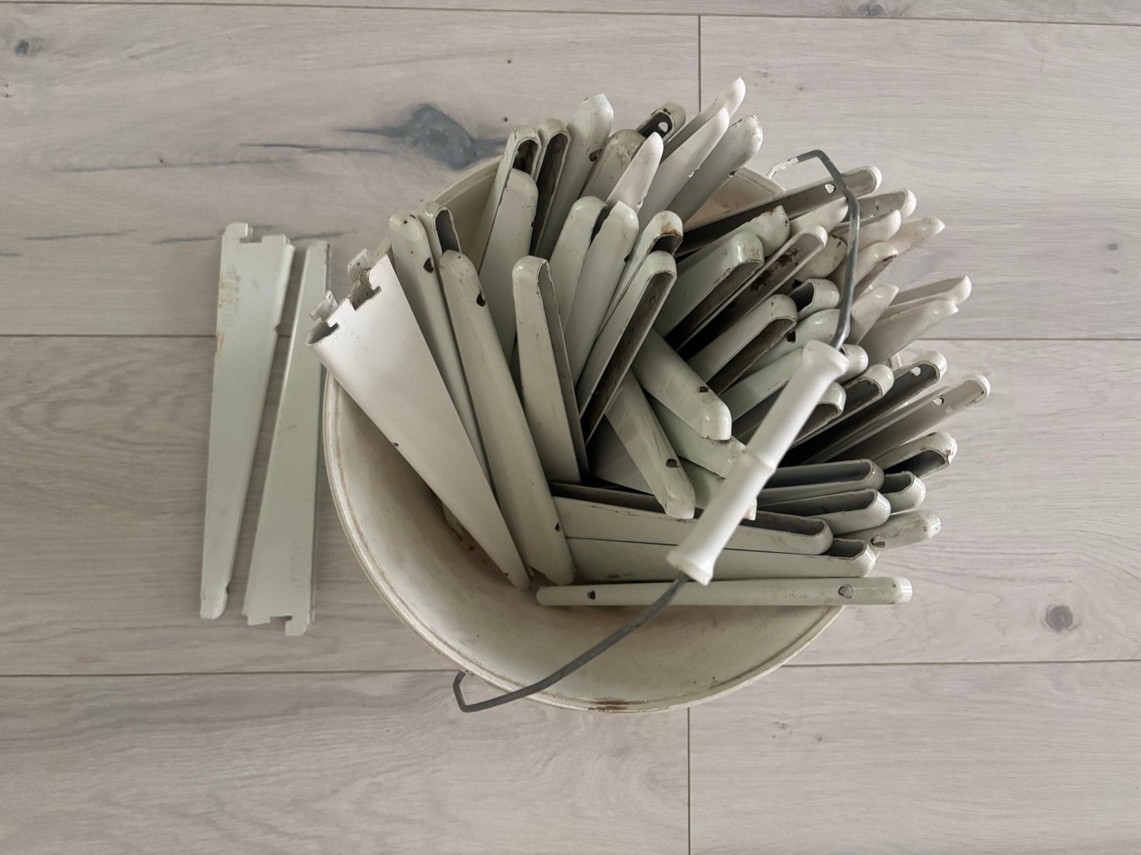 SPUR Engelse plankdragers - 56 stuks - 270mm, Huis en Inrichting, Kasten | Stellingkasten, Ophalen, Gebruikt