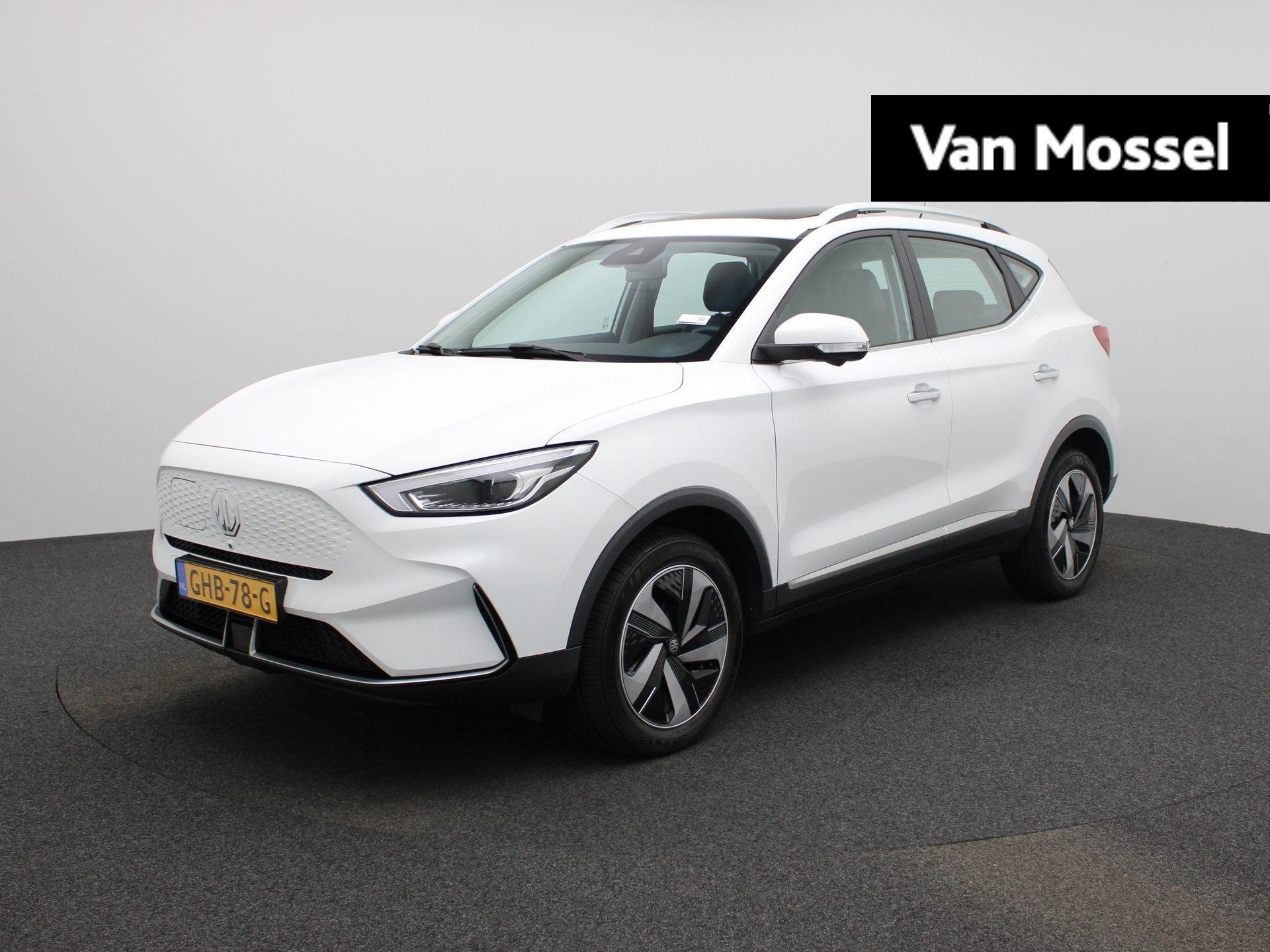 MG ZS EV Standard Range Luxury 50 kWh | Apple Carplay/Androi, Auto's, 12 maanden, Gebruikt, ZS, Wit