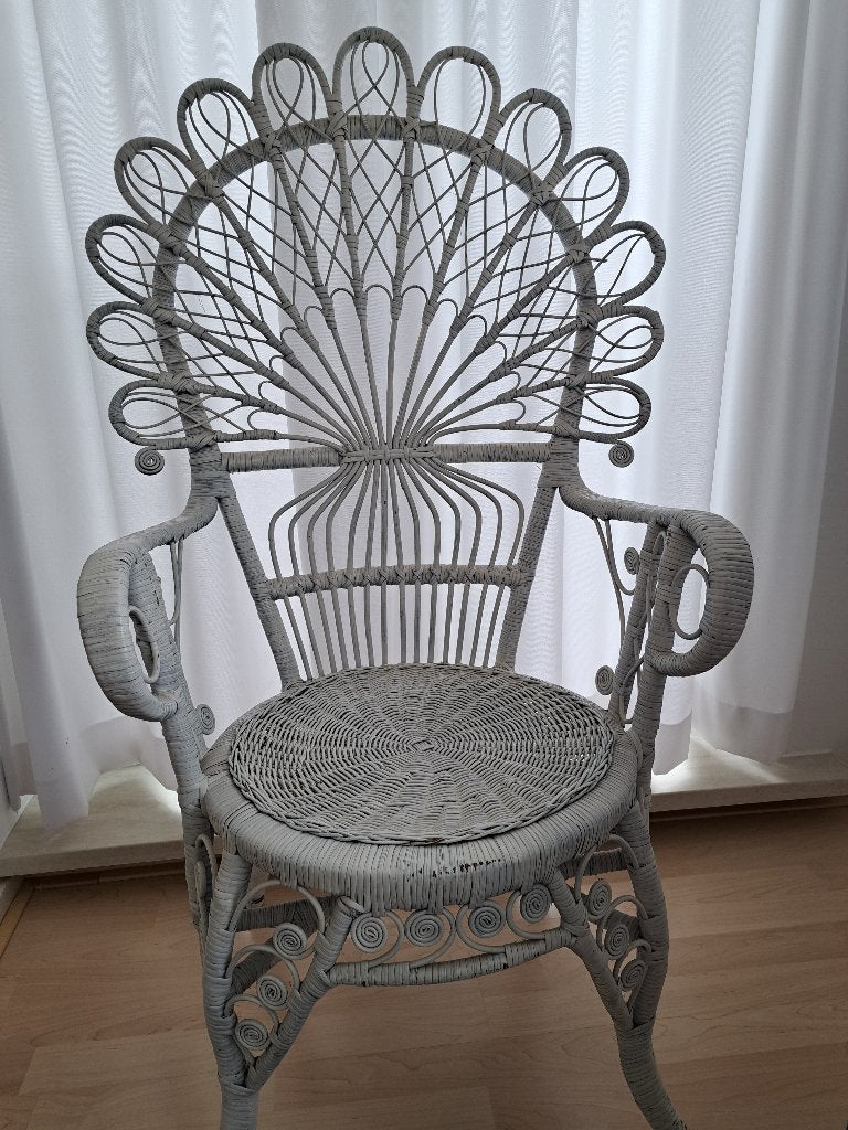 Vintage pauwenstoel, Ophalen