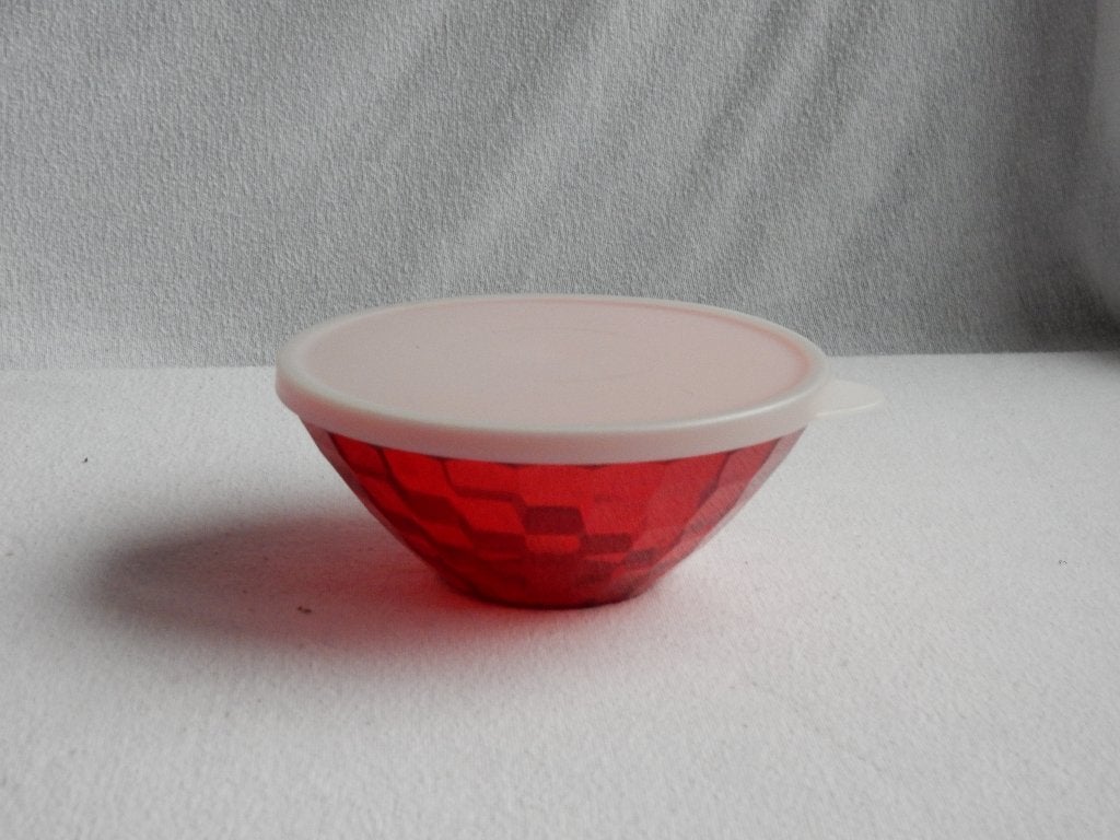 Tupperware Prisma kom 500ml rood met deksel, 500 ml, Nieuw, Ophalen of Verzenden, Bak of Kom