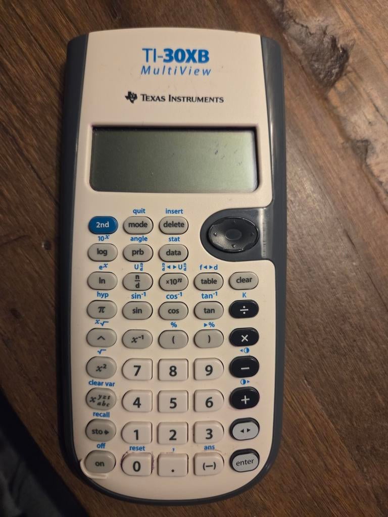 Texas Instruments TI-30XB MultiView rekenmachine, Ophalen of Verzenden, Zo goed als nieuw
