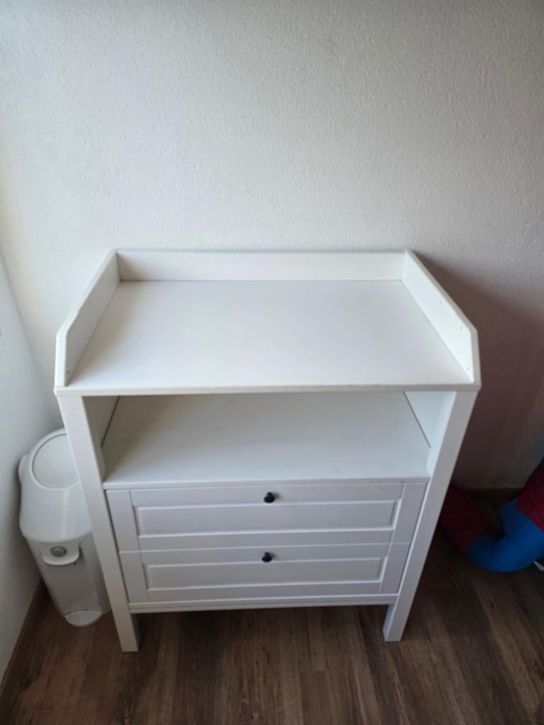 Ikea commode ladekast wit (Sundvik), Ophalen, Gebruikt, 50 tot 70 cm, 75 tot 100 cm