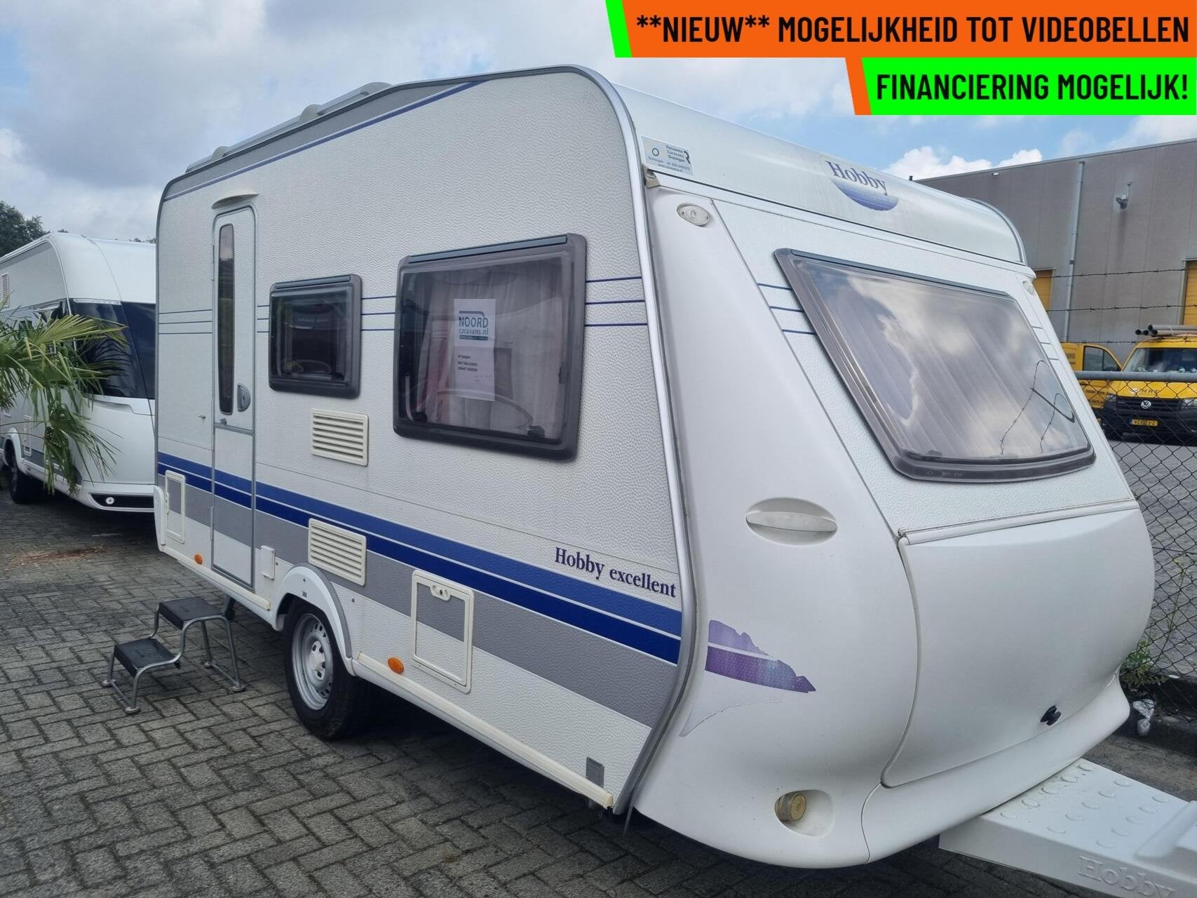 Hobby Excellent 400 sf VOORTENT + LUIFEL + DWARSBED, Caravans en Kamperen, Hobby, Bedrijf, 750 - 1000 kg, 5 tot 6 meter