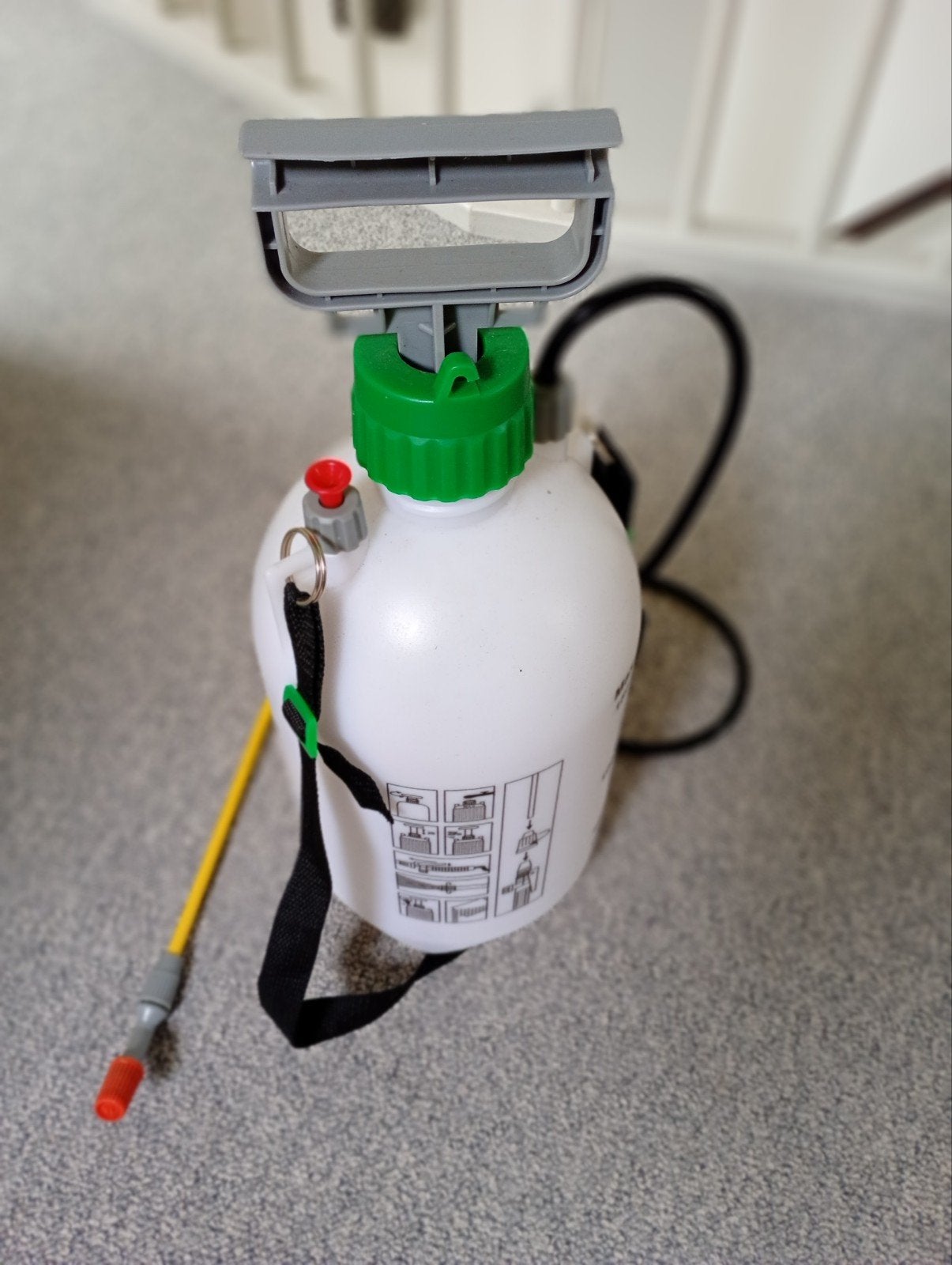 Drukspuit met maatverdeling - 5 liter, Ophalen, Zo goed als nieuw, Handsproeier