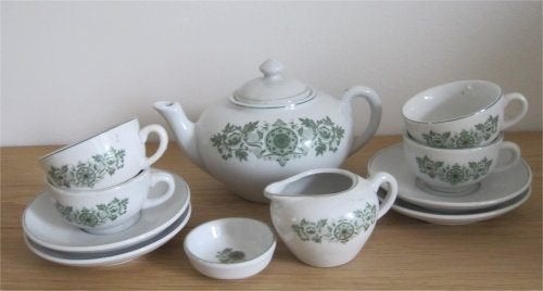 Kinderserviesje Douwe Egberts, Antiek en Kunst, Ophalen of Verzenden