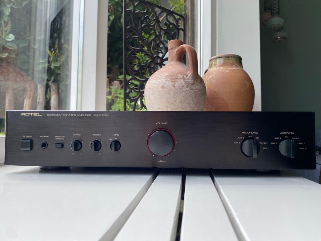 Rotel RA-970BX Versterker - Topstaat & Gereviseerd, Overige merken, Ophalen of Verzenden, Zo goed als nieuw, 60 tot 120 watt