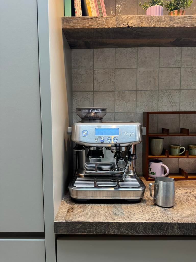 Sage Barista Pro – Zo goed als nieuw (3x gebruikt), Witgoed en Apparatuur, Koffiezetapparaten, Ophalen, Zo goed als nieuw, Espresso apparaat