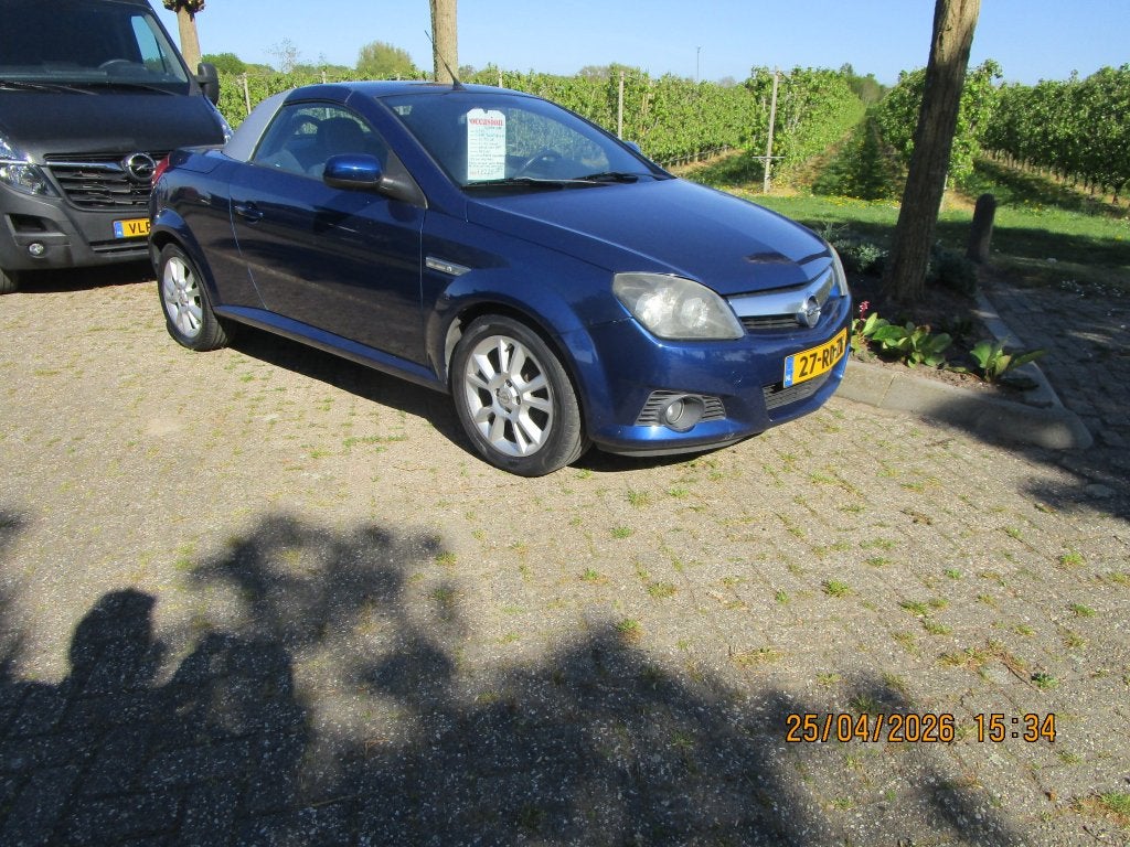 Opel Tigra 1.4 16V Twintop 2005 Blauw, Auto's, Opel, Bedrijf, Te koop, Tigra, ABS, Benzine, Euro 4, C, Cabriolet, Handgeschakeld