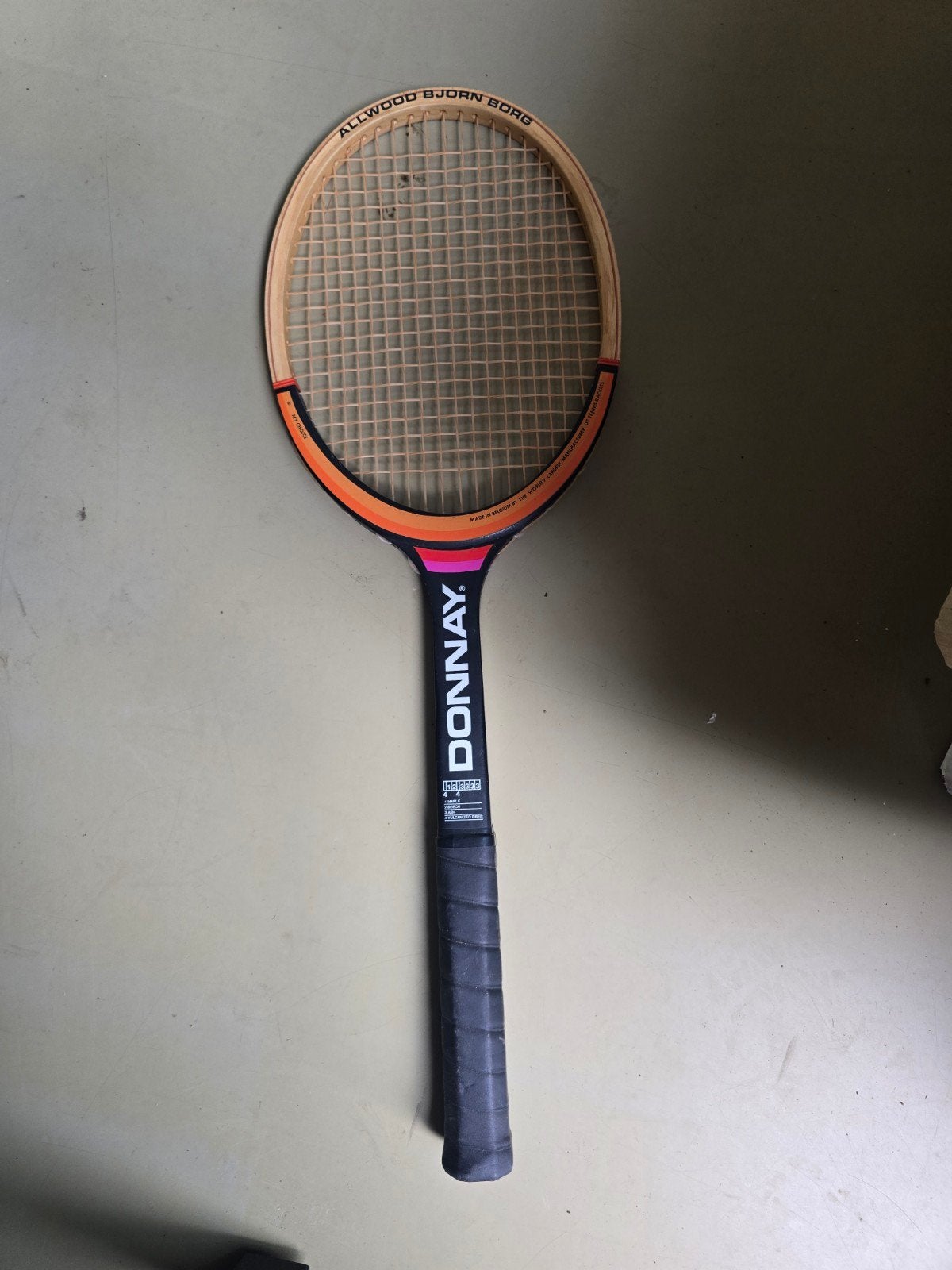 Vintage Donnay Allwood Bjorn Borg Tennisracket, Ophalen, Gebruikt, Racket, Dunlop