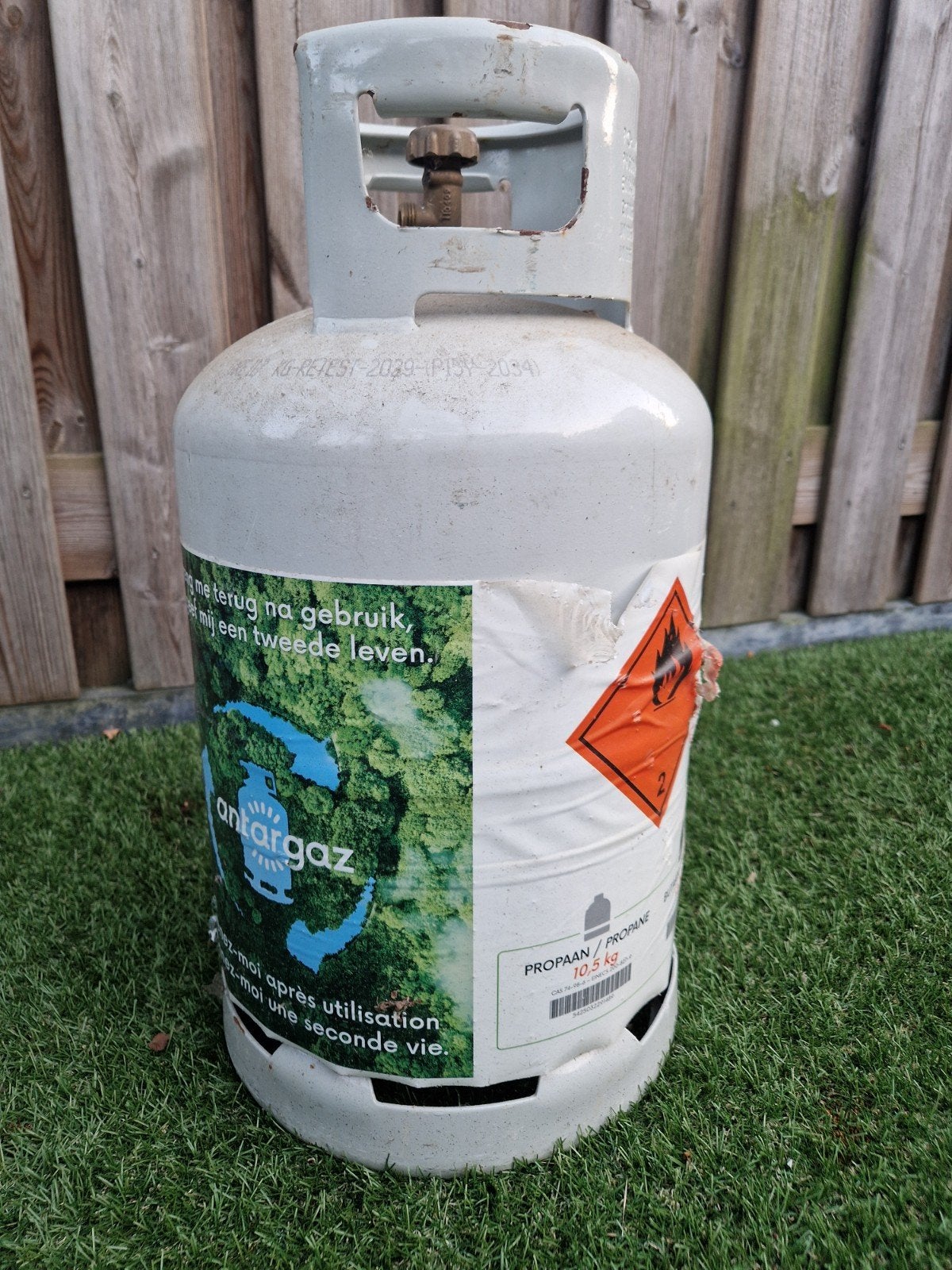 Antargaz propaan gasfles 10,5 kg, Ophalen, Gebruikt, Antargaz