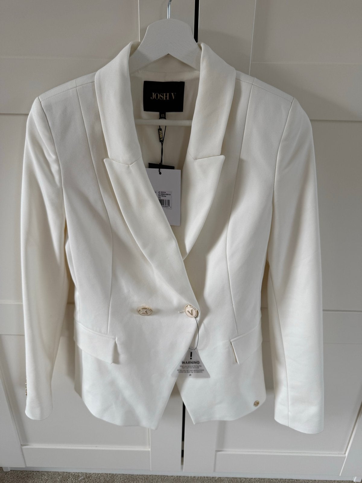 Nieuwe JOSH V Zoya blazer wit XS - Chique & Luxe, Wit, Nieuw, Ophalen of Verzenden, Jasje