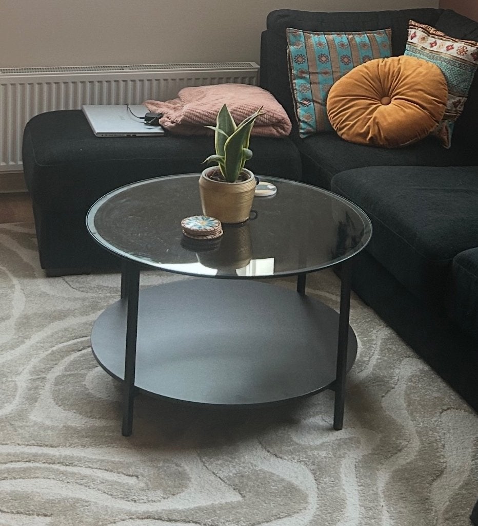 Bijzettafel rond, Huis en Inrichting, Tafels | Salontafels, Ophalen, 50 tot 100 cm, Rond, 50 tot 100 cm