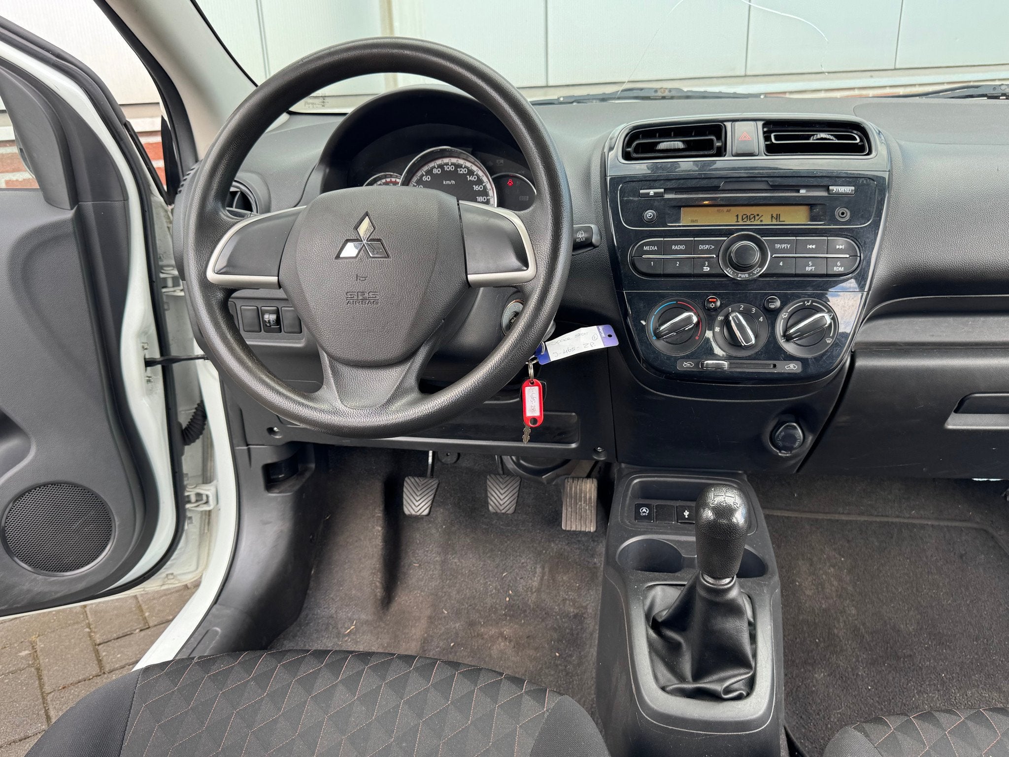 Mitsubishi Space Star 1.0 | Cool+ 5-Drs | Airco, Auto's, Voorwielaandrijving, Gebruikt, Euro 6, Wit