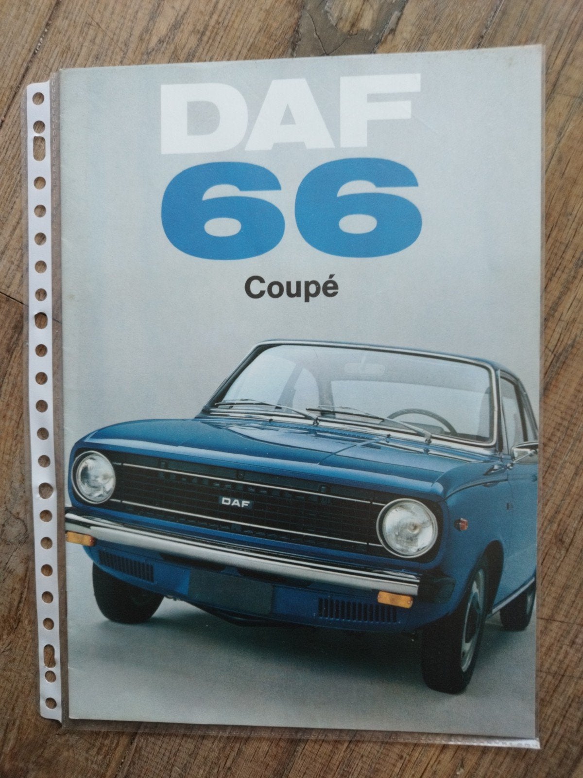 DAF 66 Coupé brochure uit 1973 - Origineel en zeldzaam, Ophalen of Verzenden, Zo goed als nieuw, DAF