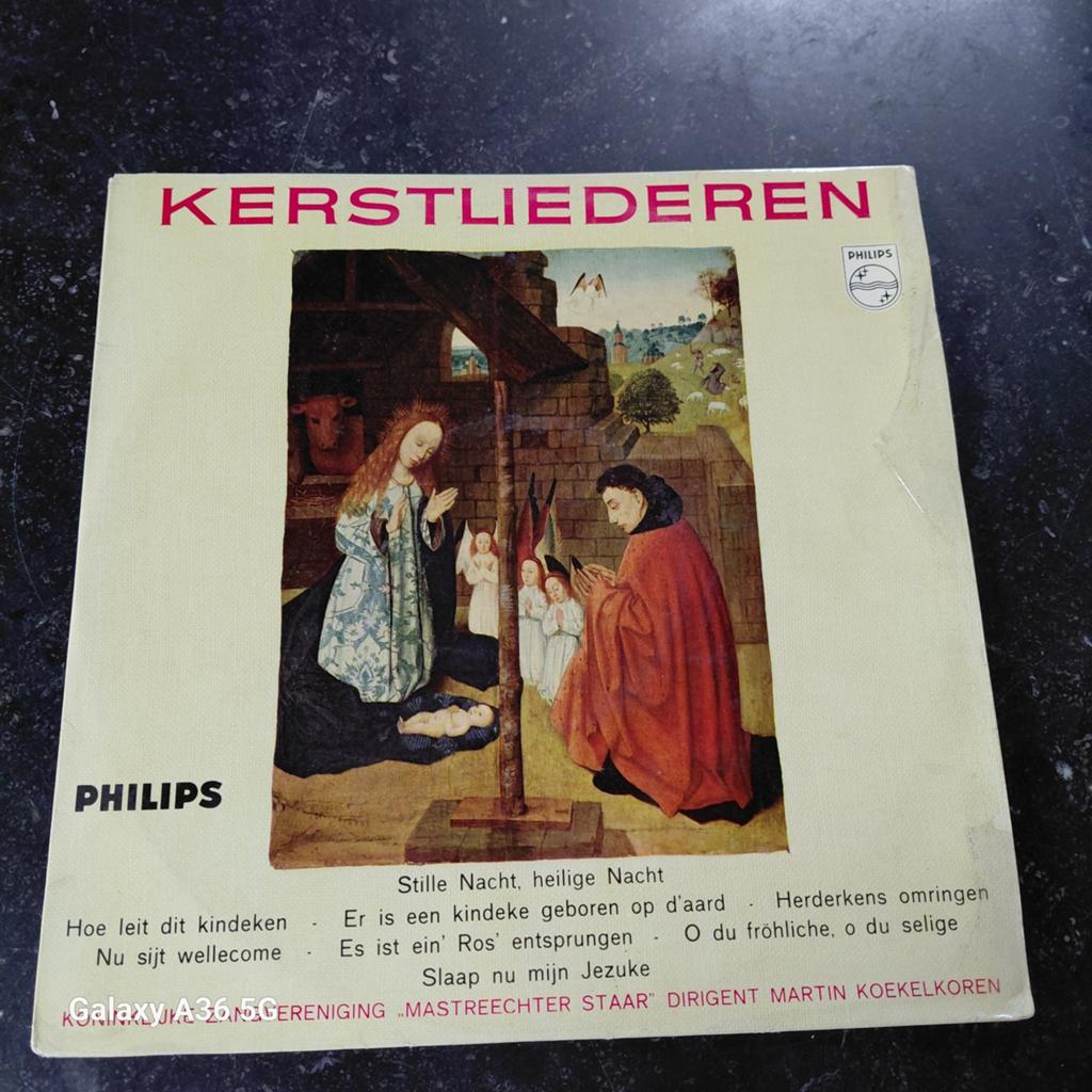 Kerstliederen LP - Philips - Klassieke Kerstmuziek, Ophalen of Verzenden, Gebruikt, Kerst