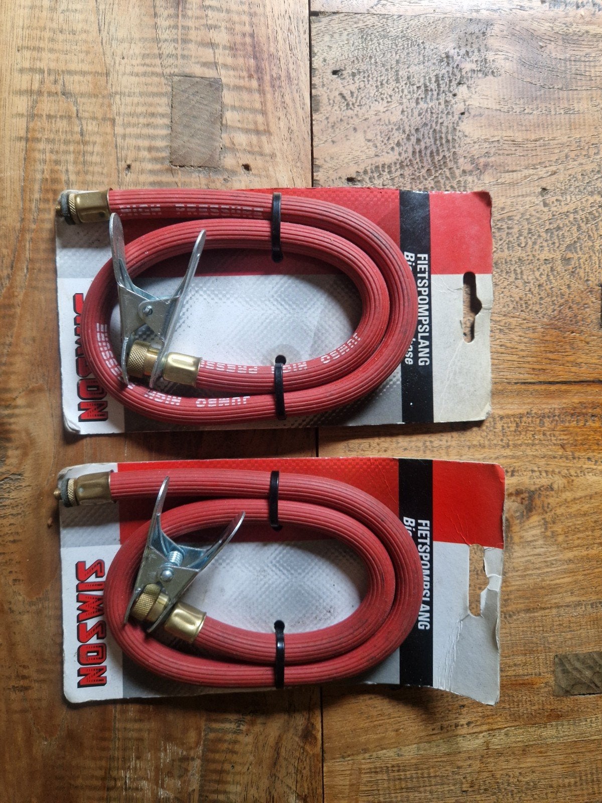 2 stuks nieuwe fietspomp slang Simson, Fietsen en Brommers, Fietsaccessoires | Fietspompen, Ophalen of Verzenden, Nieuw