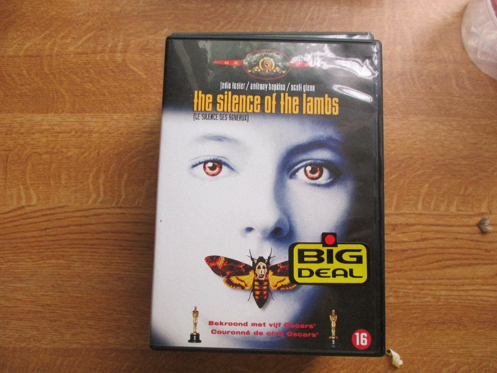 jodie foster-anthony hopkins: the silence of the lambs (2), Alle leeftijden, Verzenden, Zo goed als nieuw, Actiethriller