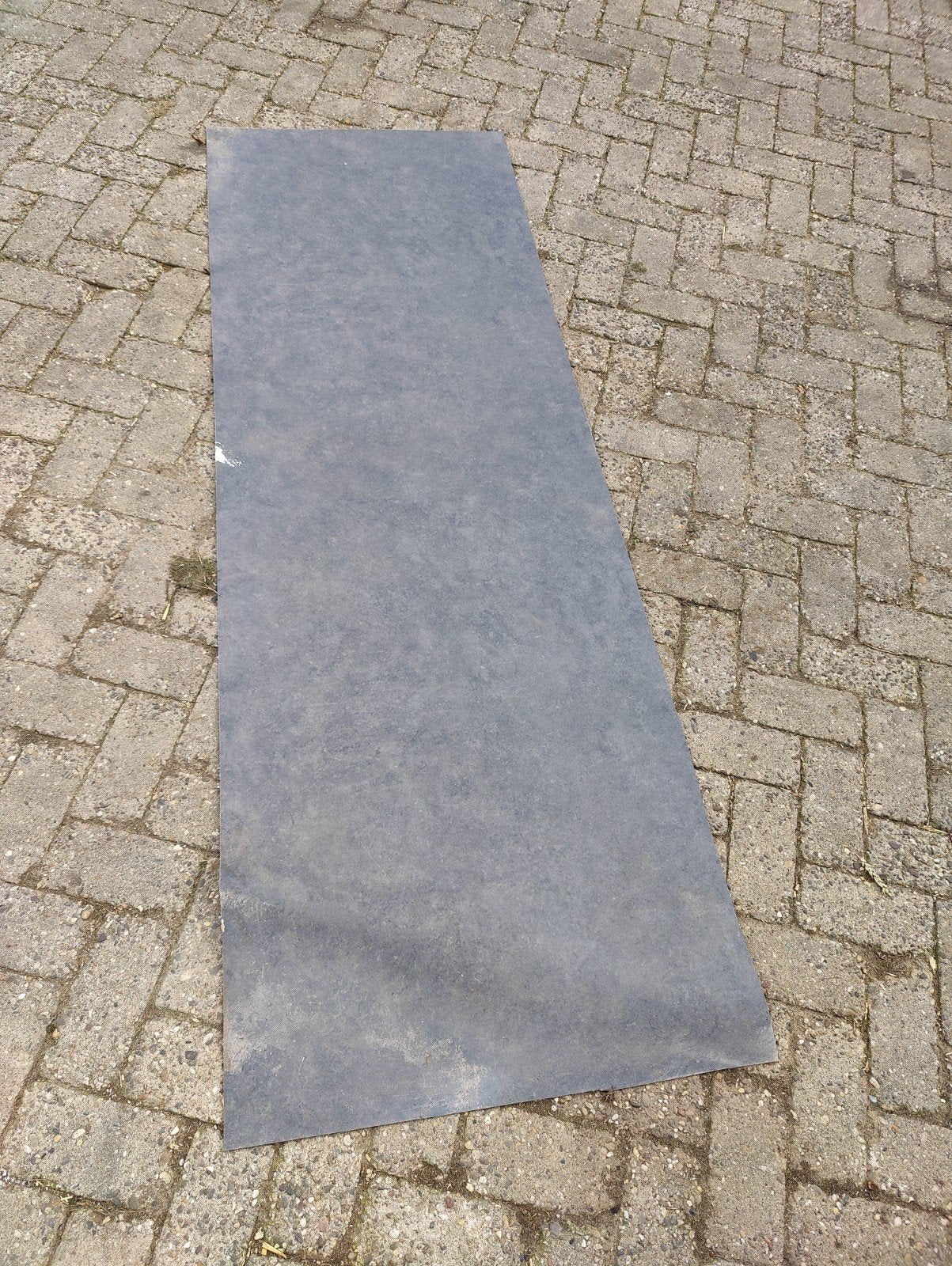 Diverse stukken antraciet vinyl voor hobby of kleine ruimtes, Doe-het-zelf en Verbouw, Ophalen, Zo goed als nieuw, Minder dan 5 m²