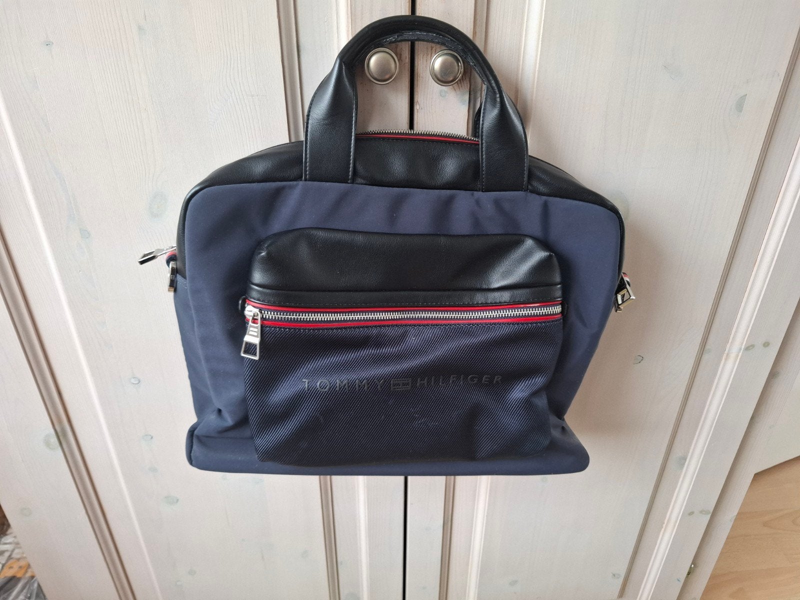 Tommy Hilfiger Laptoptas/Aktetas - Blauw/Zwart, Ophalen, Gebruikt, Blauw, Overige typen