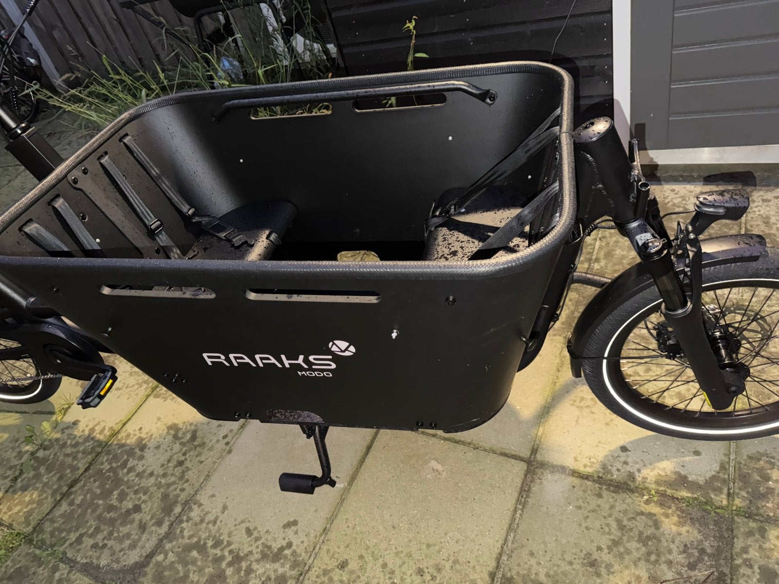 Raaks Modo elektrische bakfiets – Zo goed als nieuw, Fietsen en Brommers, 4 kinderen of meer, Zo goed als nieuw, Elektrisch, Schijfrem