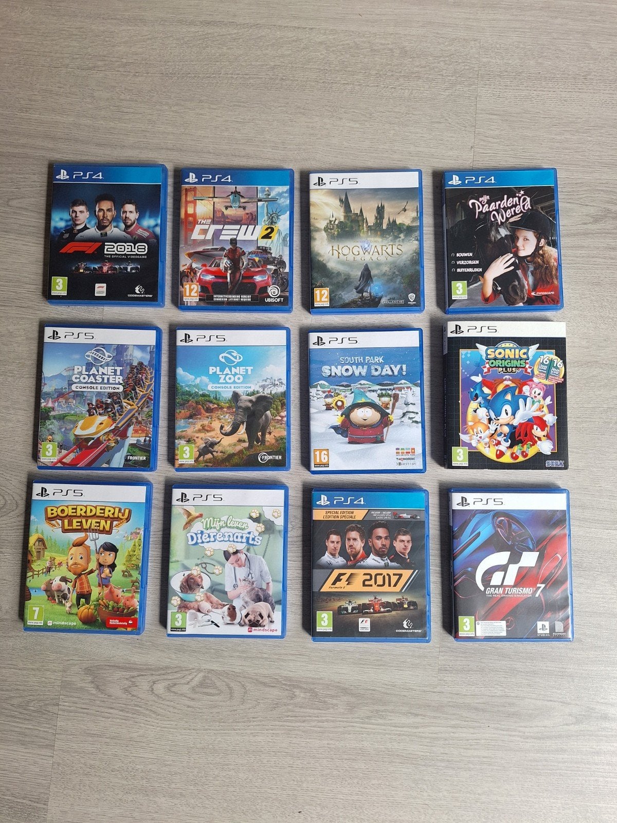 Diverse spellen Ps4 & Ps5, 1 speler, Ophalen, Zo goed als nieuw, Vanaf 3 jaar