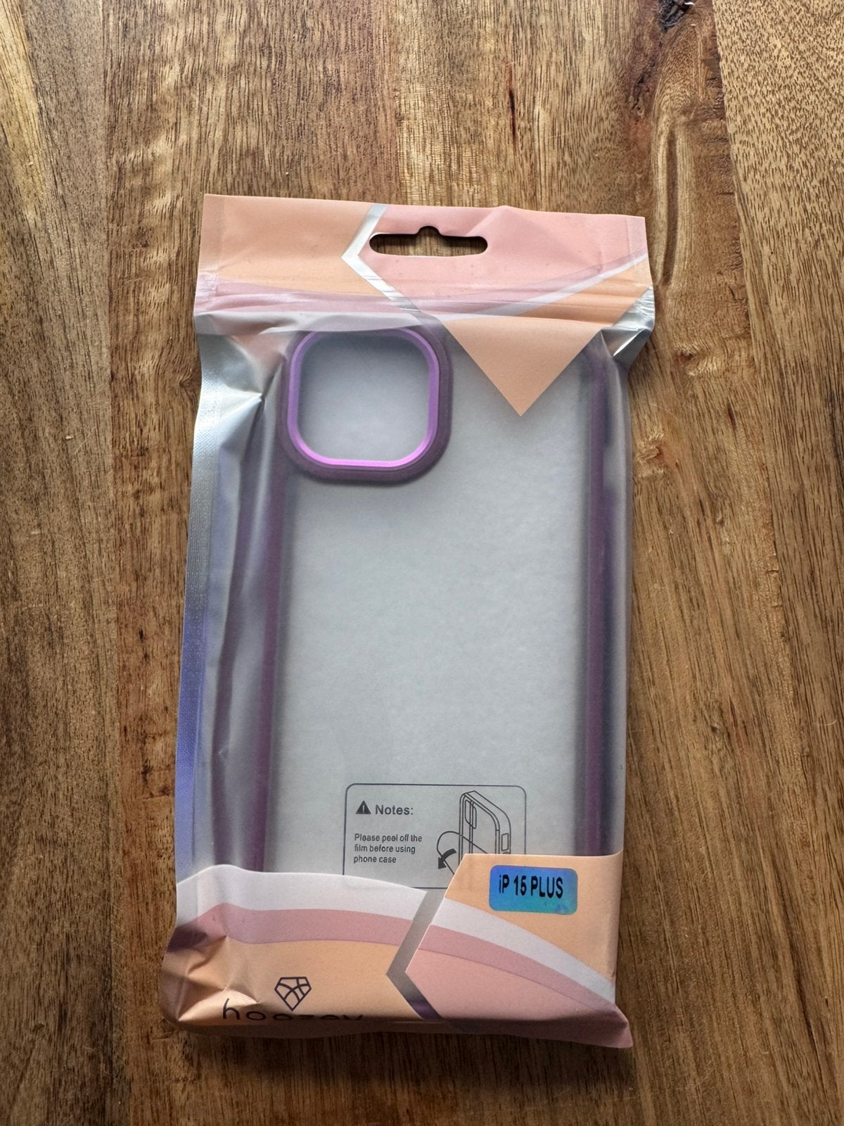 Hoozey - iPhone 15 Plus hoesje, Telecommunicatie, Paars, Overige merken, Nieuw, Ophalen of Verzenden