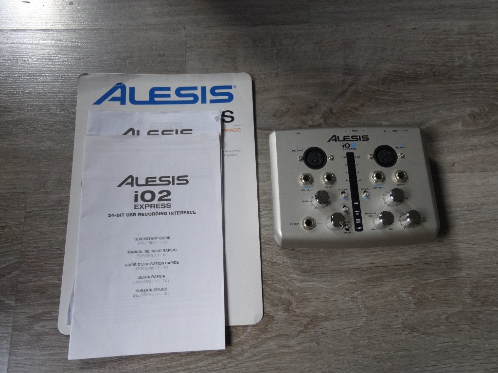 Alesis iO2 Express mixer, Ophalen, Gebruikt