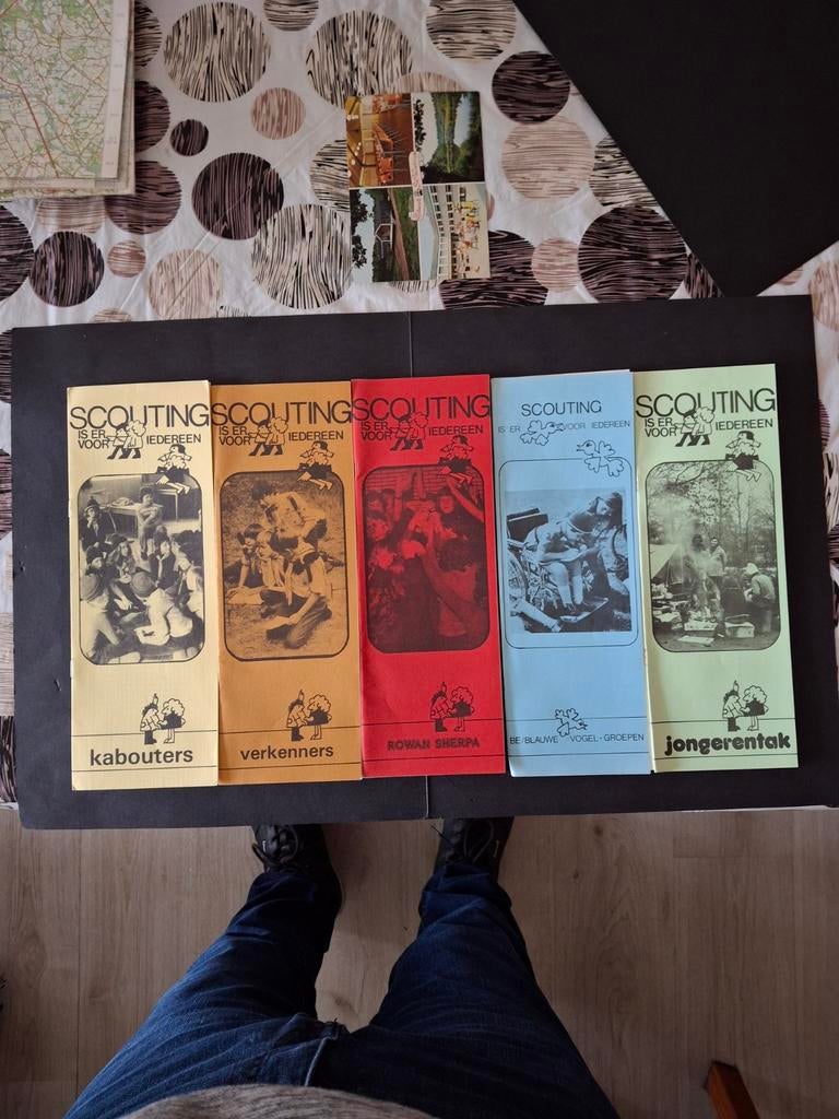 Scouting reklame folders, Verzamelen, Scouting, Ophalen of Verzenden, Gebruikt, Overige typen