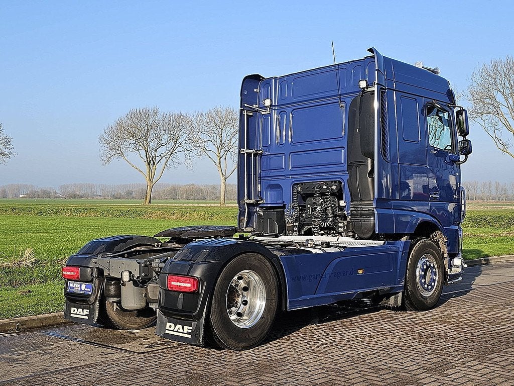 DAF XF 530 leather int. pto+hyd, Automaat, Stoelverwarming, Euro 6, Blauw