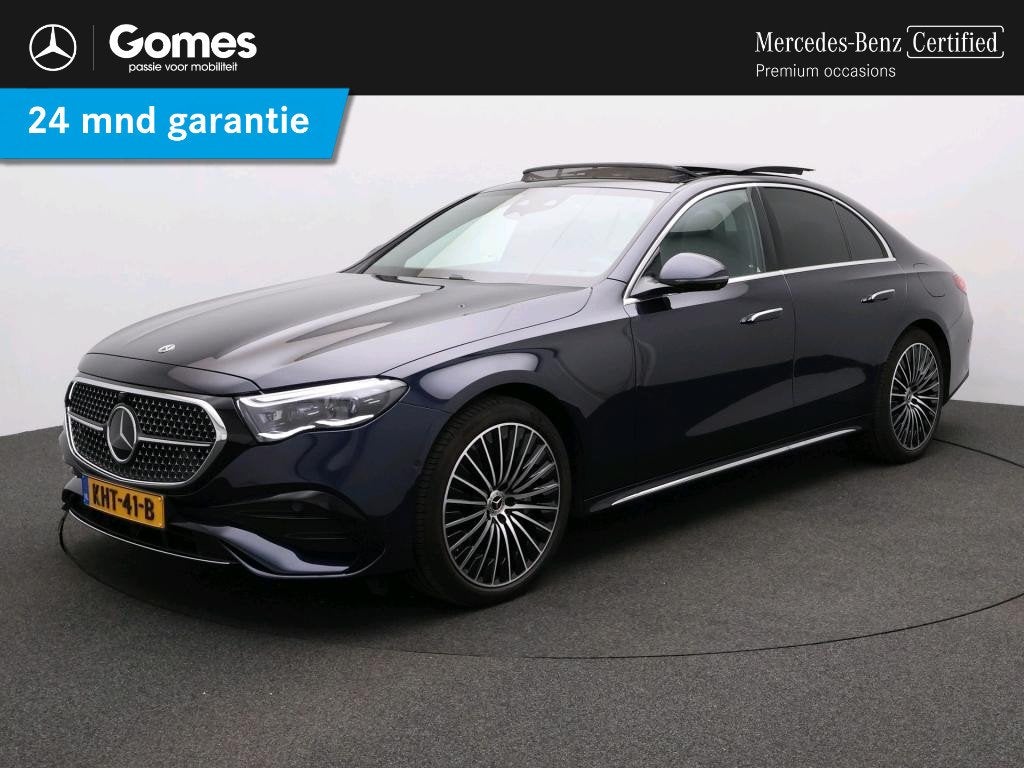 Mercedes-Benz E-klasse 300 e Sport Edition, Auto's, Automaat, Gebruikt, 4 cilinders, Blauw