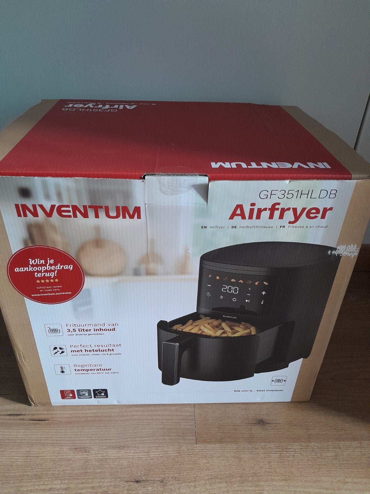 inventum airfryer nieuw, Ophalen of Verzenden, Nieuw